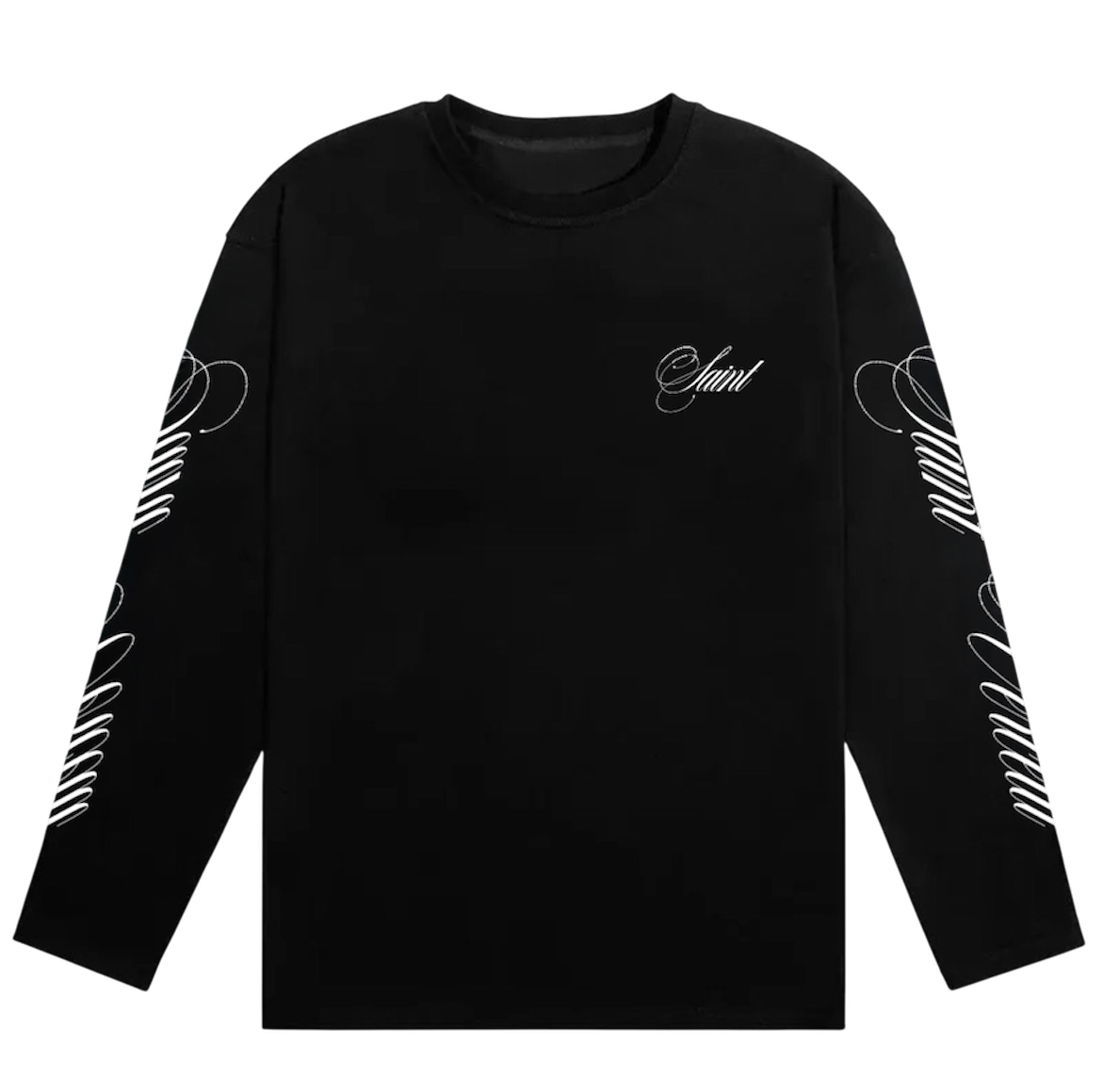 LOS VERC CURSIVE LONG SLEEVE BLACK