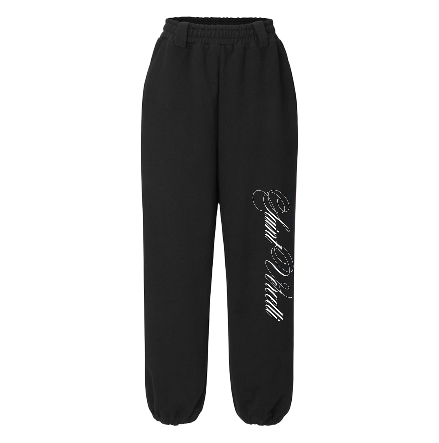 LOS VERC CURSIVE JOGGERS BLACK